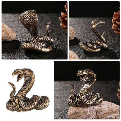 Brass Tea Pet Toys Animals Novel Snake Decor Garden