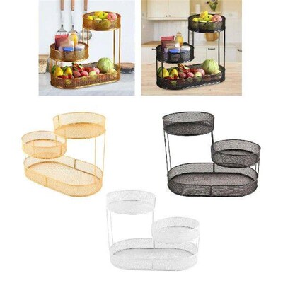 Metal Fruit Basket,Serving Stand,3 Tier Stand,Counter Top