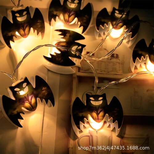 Halloween light string LED pumpkin decorative light pendant