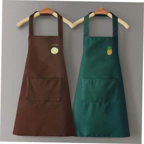 Apron household kitchen waterproof and oil proof clothes&amp