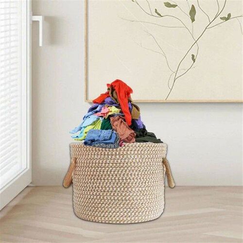 Cotton Rope Woven Basket Toy Basket Gift Basket Handmade