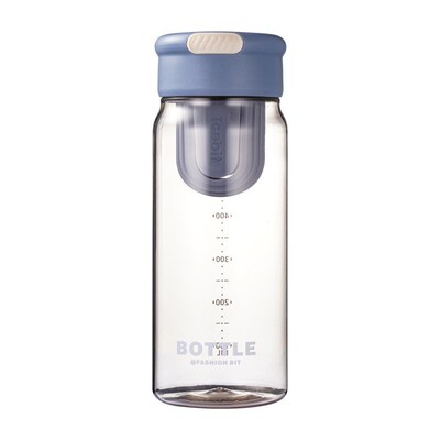 Plastic Water Bottle Cup Drink Bottles  650ml茶水分离水杯