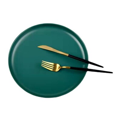 dinner plates ceramic steak plate dishes 西餐盘 western food