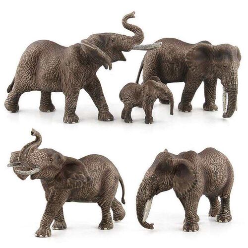 Elephant Model Zoo Wld Afrcan Elephant Baby Elephant Smulato