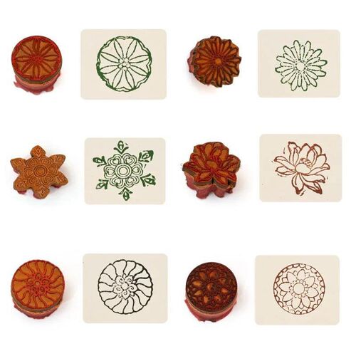 Pottery Tools Sponge Stamp Washable Creative Clay Painting