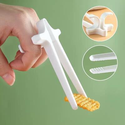 Finger chopsticks helper, lazy persons auxiliary chopsticks