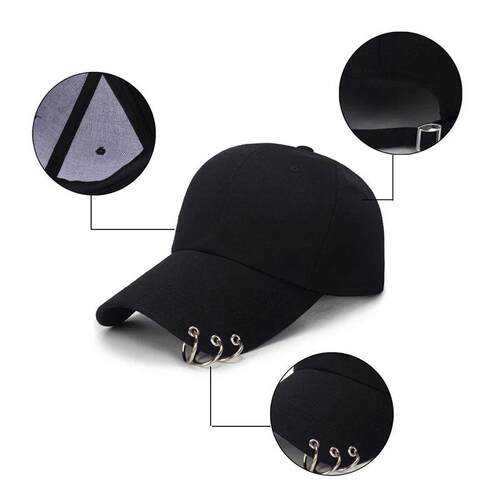 Hip Hop Panama Breathable Golf Caps Snapback Gothic Punk Bas