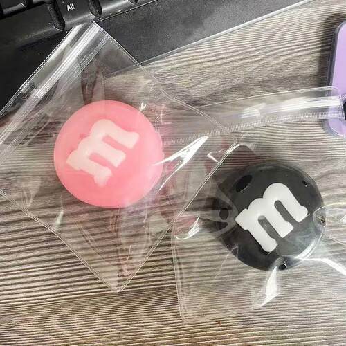 Handmade M Candy Squishy Stress Relief Toy Mochi Taba Squish