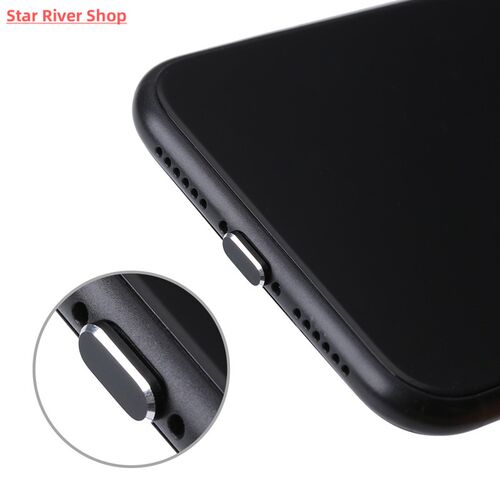 1PC Colorful Metal Anti Dust Charger Dock Plug Stopper Cap C
