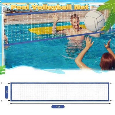 Volleyball Net For Pool 15 X 3FT Nylon Tennis Net
