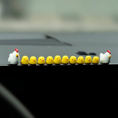 Cute Mini Animal Car Dashboard Accessories Fun Animal Car Re