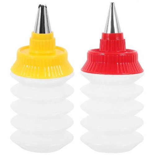 2 Pcs Framed Vase Cookie Decorating Bottle Icing Come Kit
