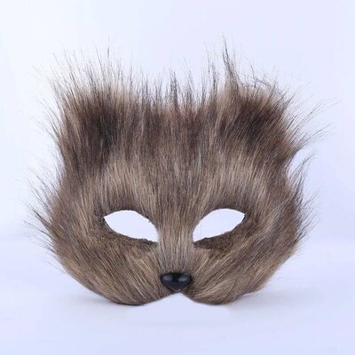 Fox Shape Fox Masks Half Face Eye Mask Cosplay Props