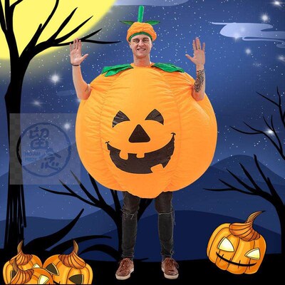 。Halloween Pumpkin costume stage performance pumpkin inflat