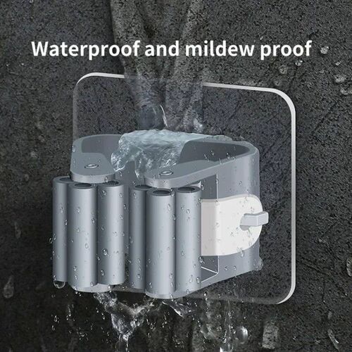 Self-adhesive Mop Holder Broom Stand Wall Mounted Mop Suppor