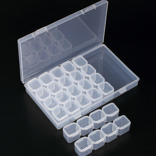 28 Grids Sealed Plastic Storage Box Protable Weekly Hygiene