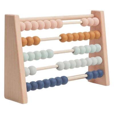 Wooden Abacus Children Early Math Learning Toy Numbers Count