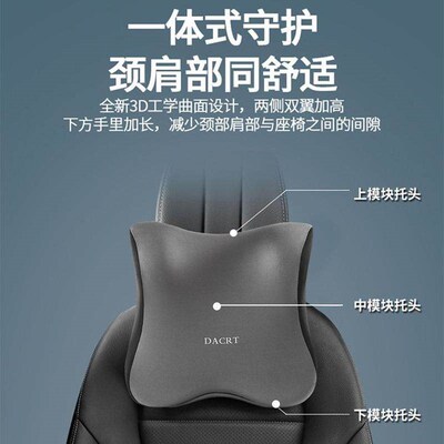 Love Car House Car Headrest Latex Cushion Car Seat Neck Prot