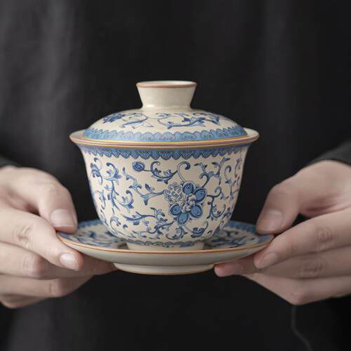 Ceramic cups Tea set Kung Fu tea White porcelain Set Chinese