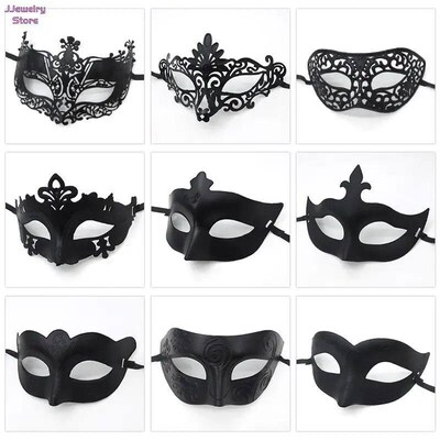 1 Buah Masker Mata Seksi Halloween Tiara Masquerade untuk Pr