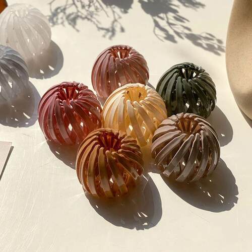 NewWomen Bun Claw Clips Horsetail Buckle Clip Bird Nest Expa