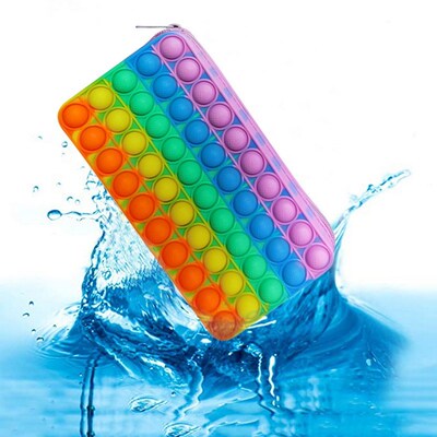 Kawaii Silicone Wallet Bags Push Its Bubble Fidget Toys Penc
