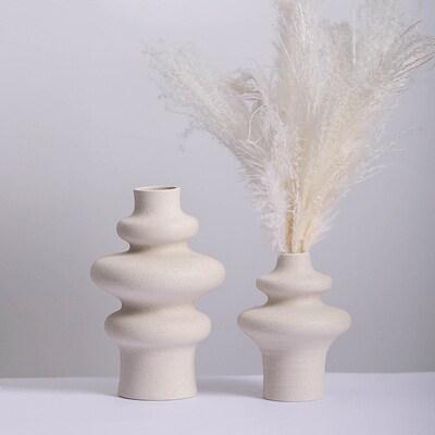 Vases Ceramic Vase Home Decor Nordic Room Decor Modern Weddi