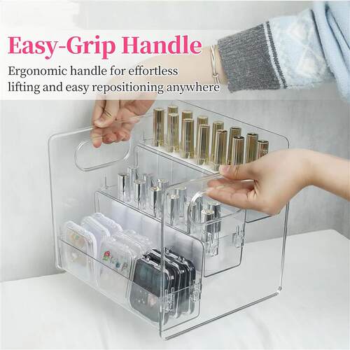 Cosmetic Desktop Storage Box, Acrylic High-Grade Dust-Proof