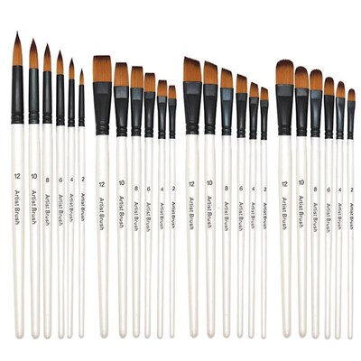 6pcs Artist Paint Brushes Set Artist Paintbrushes For Acryli