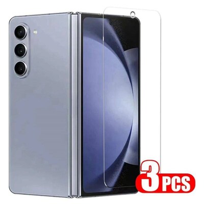 3PCS Tempered Glass For  Galaxy Z Fold 5 4 3 HD Clear Premiu
