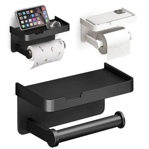 Aluminum Alloy Toilet Paper Holder Toilet Paper Holder Wall-