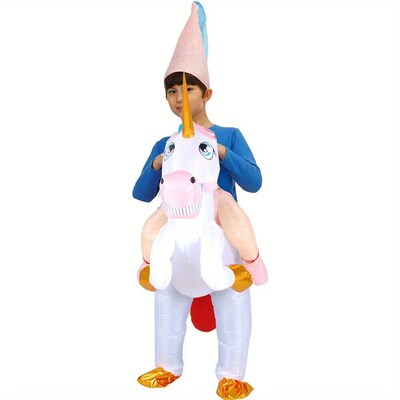 Cute Unicorn Inflatable Costume, Halloween Party Cosplay Cos