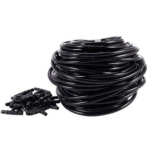20m 4/7mm Hose Garden Water Micro-Irrigation Pipe With 20