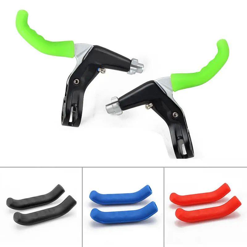 Universal Silicone Brake Protective Sleeve Lever Protection - 实物图