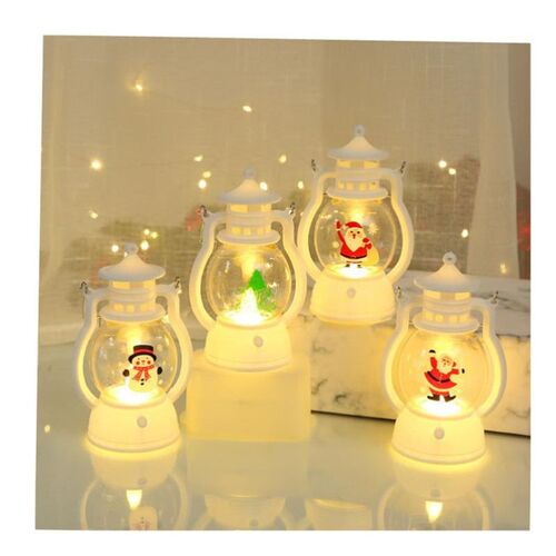 Christmas Festoon Led Lights Stanta Claus Snowman