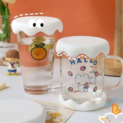 Cup Cover Flexible Food Grade Dust-proof Silicone Coffee