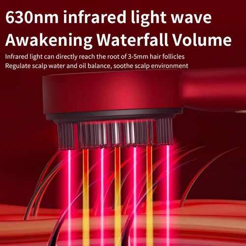 Massage Combs for The Scalp Scalp Massaging Brush Red Light