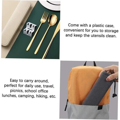 304 Tableware Set Portable Cutlery Set Dinnerware Set High Q