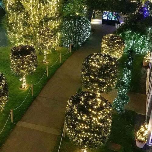 1PCS 500/1000LED Fairy String Lights Christmas Garland Outdo