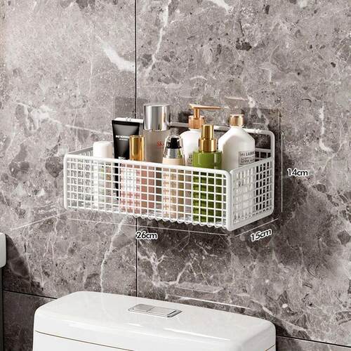 Kitchen Wall Mount Storage Rack Non Perforated Wall Mounted