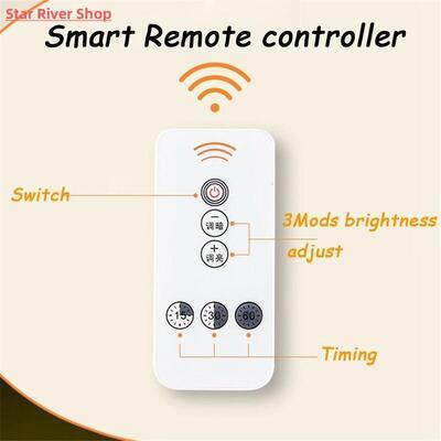 Star Shape Lamp LED Night Lights Bedside Wall Lamp Remote Se
