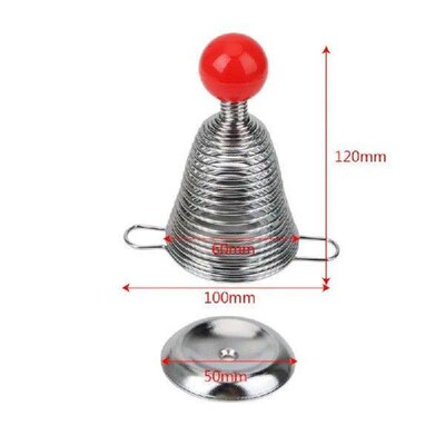Creative Metal Spring Nutcracker Open Gadget Walnut