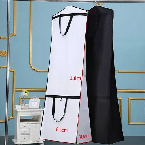 Dual-use Foldable Thicken Wedding Dress Dust ver Women Gown