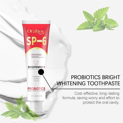 ORALHOE Probiotic Toothpaste - Oral Care Toothpaste for Clea