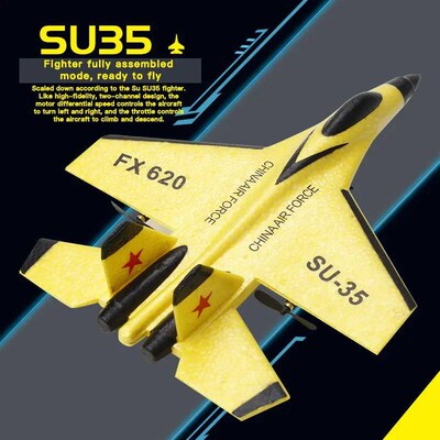 RC Foam Aircraft SU-35 Plane 2.4G Radio Control Glider Remot