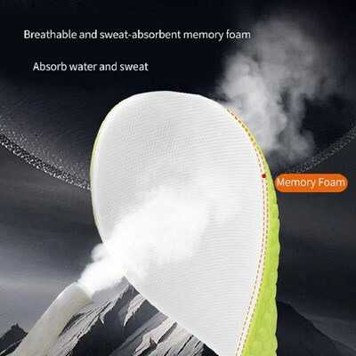 Invisible Height Increase Insoles Green Memory Foam Shoes So