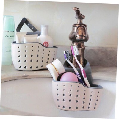 Sink Shelf Soap Sponge Drain rack Kitchen Organizer Holder