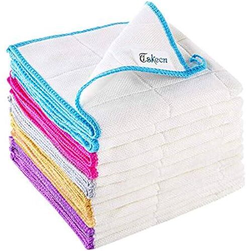 10 Pcs Kitchen Dish Cloths Set, Premiunm Bamboo Fiber Dis