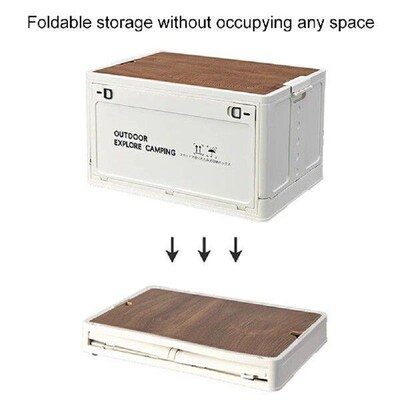 30L Collapsible Storage Bin Stackable Household Storage