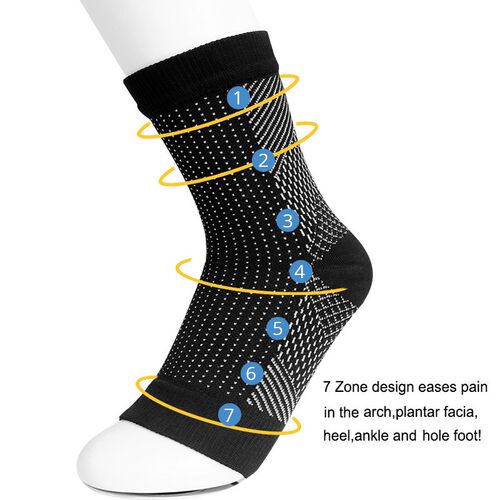 Comfort Foot Anti Fatigue Women Compression Socks Sleeve Ela